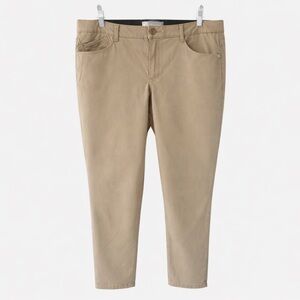 Wit & Wisdom Charlotte High Rise Ankle Skimmer Pants Tan Size 14 Classic Spring